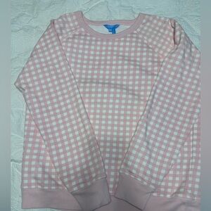 Draper James Natalie Gingham Sweatshirt Size M